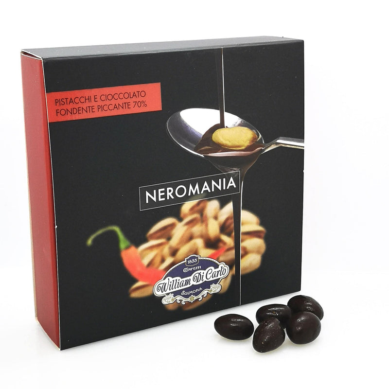 Neromania - Pistacchi al Peperoncino | 120g/1kg - I.R.C. William Di Carlo Srl