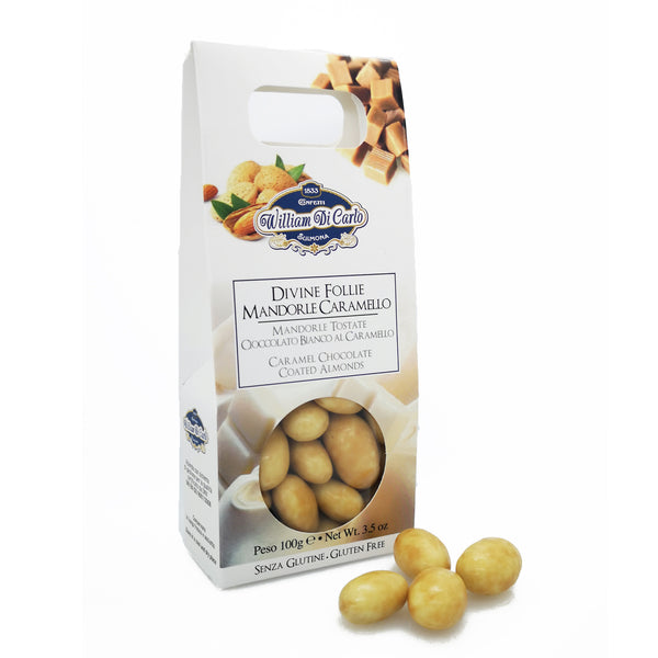 Divine Follie - Mandorle al Caramello | 100g - I.R.C. William Di Carlo Srl