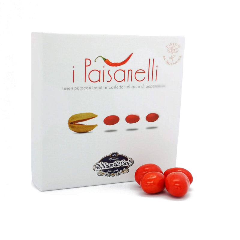 I Paisanelli - Pistacchi al Peperoncino | 70g/1kg - I.R.C. William Di Carlo Srl