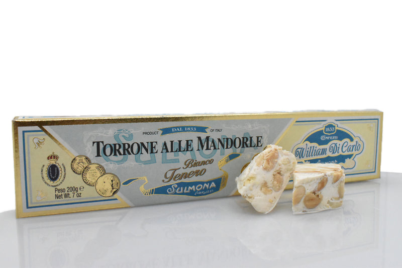 Torrone | Bianco Tenero alle Mandorle | 200g - I.R.C. William Di Carlo Srl